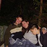 Ordos, Lori und ein schlafender Tarius gegen 4:30 morgens nach durchzechter Nacht