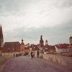 Regensburg, Steinerne Br&uuml;cke zur Altstadt
